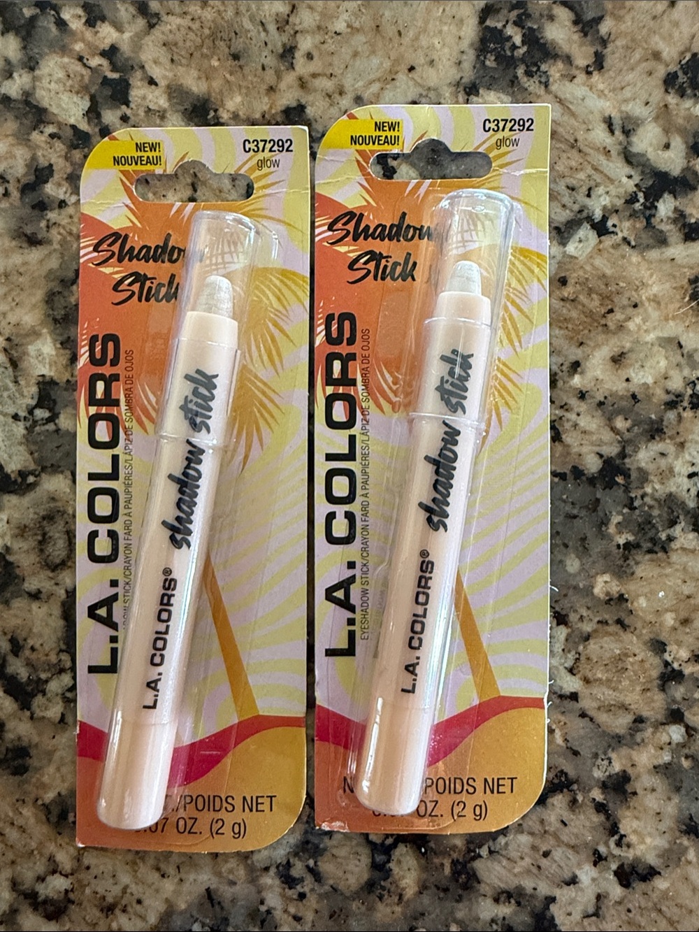 L.A. COLORS Glow Shadow Stick - White Pearl (2-Pack)